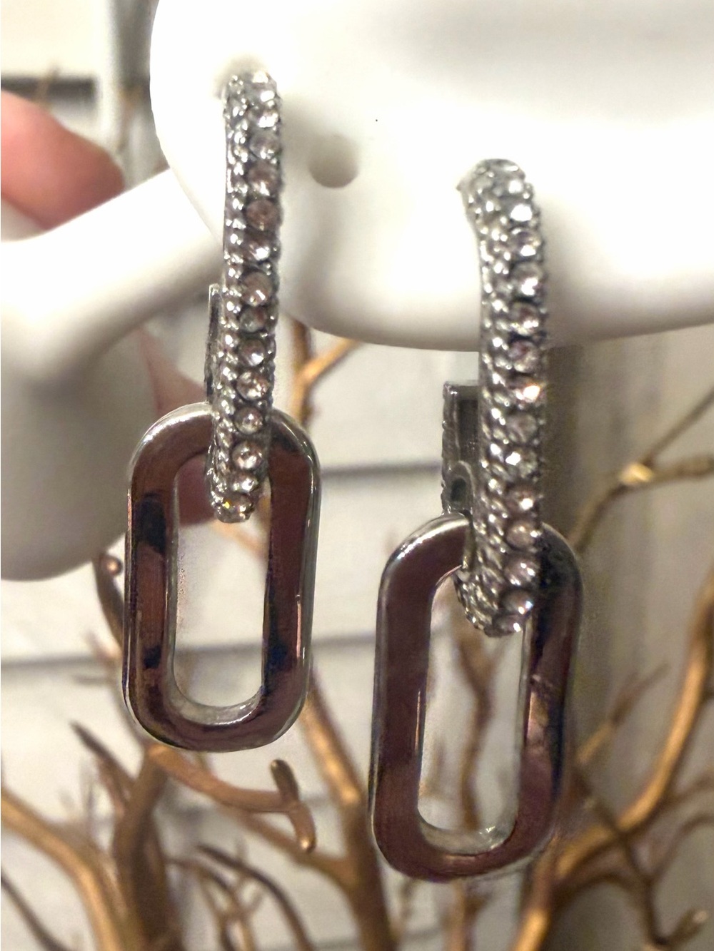 NWOT Silver Stainless earrings